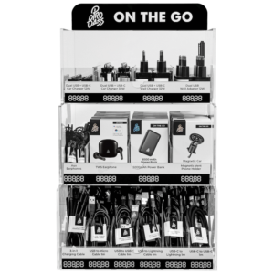 Pro Bass On The Go PDQ Acrylic stand 14pc - 3 TIER - not stocked