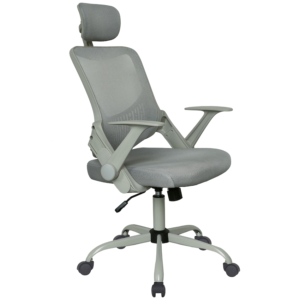 Everfurn Silicon Ergo Office Chair - Grey
