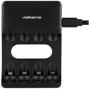 Volkano Extra Series 4-Battery Recharger AA/AAA