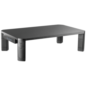 Volkano Riser Hub series Monitor Stand with 3 Port USB Hub