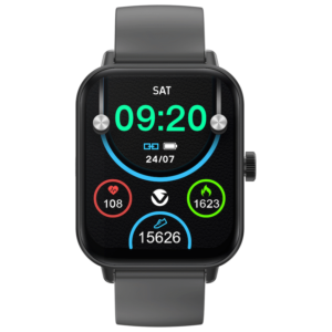 Volkano Chroma Series Smartwatch with Dark Grey Strap