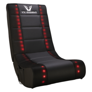 VX Gaming Electra Series Rocking Gaming Chair with LED lights