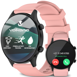 Volkano Halo Series Smartwatch - Coral Pink