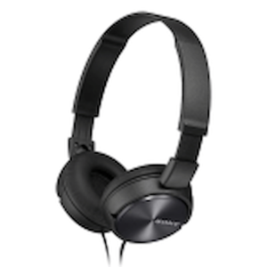Sony MDR-ZX310AP (Black) Folding Aux Headphones with Mic