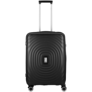 Travelwize Ripple PP 4-Wheel Spinner 65cm Luggage - Black