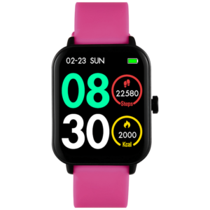 Volkano Chroma Series Smartwatch with Pink Strap