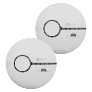 Smart Wi-Fi Smoke Detector Alarm Twin Pack