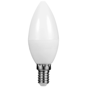 Switched 5w Candle LED Light Bulb E14 - Warm White