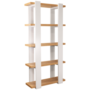 Everfurn Sidra Bookshelf - Ivory Oak