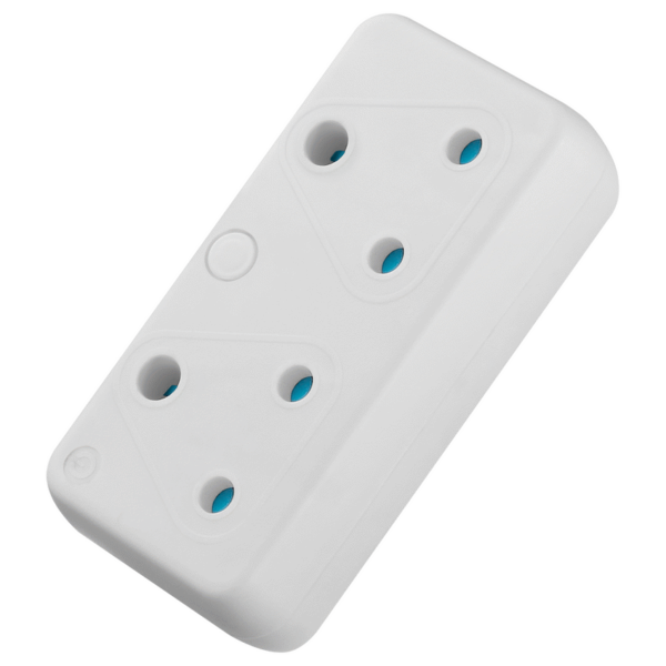 SWITCHED 2 Way Adaptor – White
