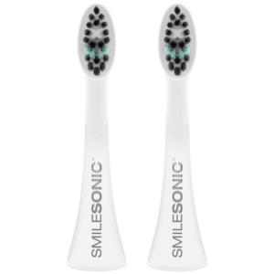 2 Replacement toothbrush heads - White