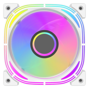 darkFlash INF 24 Pro PWM ARGB Fan - White