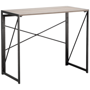 Everfurn SkyBright Folding Desk, No Assembly Required, Office Desk