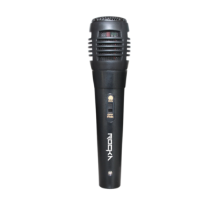 Rocka Voice series ABS wired microphone - Black
