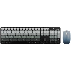 Volkano Prism Series Bluetooth Wireless Keyboard and Mouse - Grey
