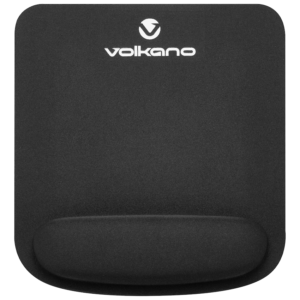 Volkano Rest Series Gel Mousepad - Black