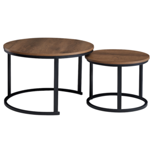 Everfurn Nile Nesting Coffee Table - Mahogany - 2-Piece