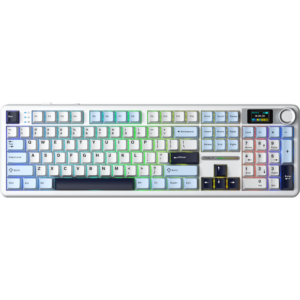 Aula Mechanical Gasket LCD Full Keyboard Multimode - Black/Grey