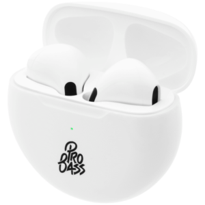 Pro Bass Future Series True Wireless Earphones with Charging Case - White