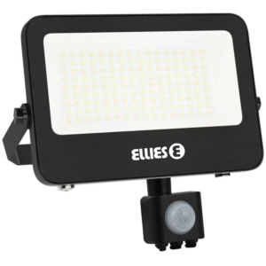 Ellies Quasar Series 50W AC Motion Sensor Flood Light with 3CCT -BK