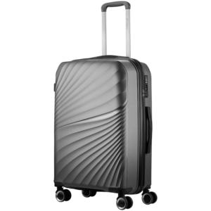 Travelwize Quartz PP 66cm 4-Wheel Spinner Luggage - Silver