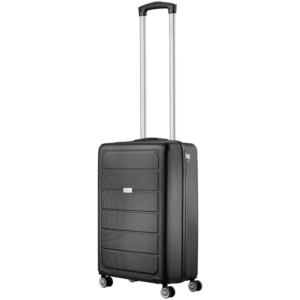 Travelwize Maple ABS 55cm 4-Wheel Spinner Luggage - Black