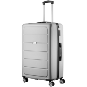 Travelwize Maple ABS 75cm 4-Wheel Spinner Luggage - Silver
