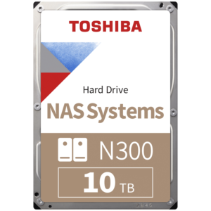 Toshiba N300 NAS Hard Drive 10TB SATA III (512MB/7200RPM)