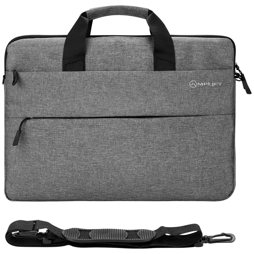 Amplify Cuba 15.6" Laptop Shoulder Bag Grey