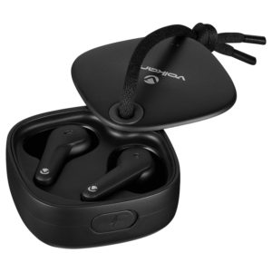 Volkano Ore Series True Wireless Earphones with Charging Case - Black