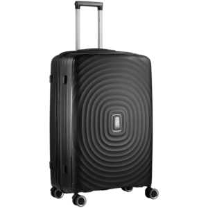 Travelwize Ripple PP 4-Wheel Spinner 75cm Luggage - Black