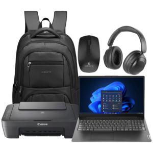 Lenovo 82YU015DSA - V15 AMD Ryzen 5 16/512 Printer+Bag+Mouse+Headphone