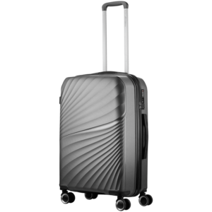 Travelwize Quartz PP 55cm 4-Wheel Spinner Luggage - Silver