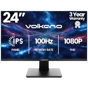 Volkano 24-inch Full HD IPS Monitor with HDMI/VGA, 100 Hz