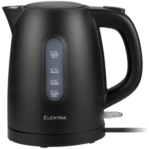 Elektra 1L Plastic Kettle - Black