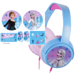Disney Frozen Auxiliary headphones with 11 Stickers