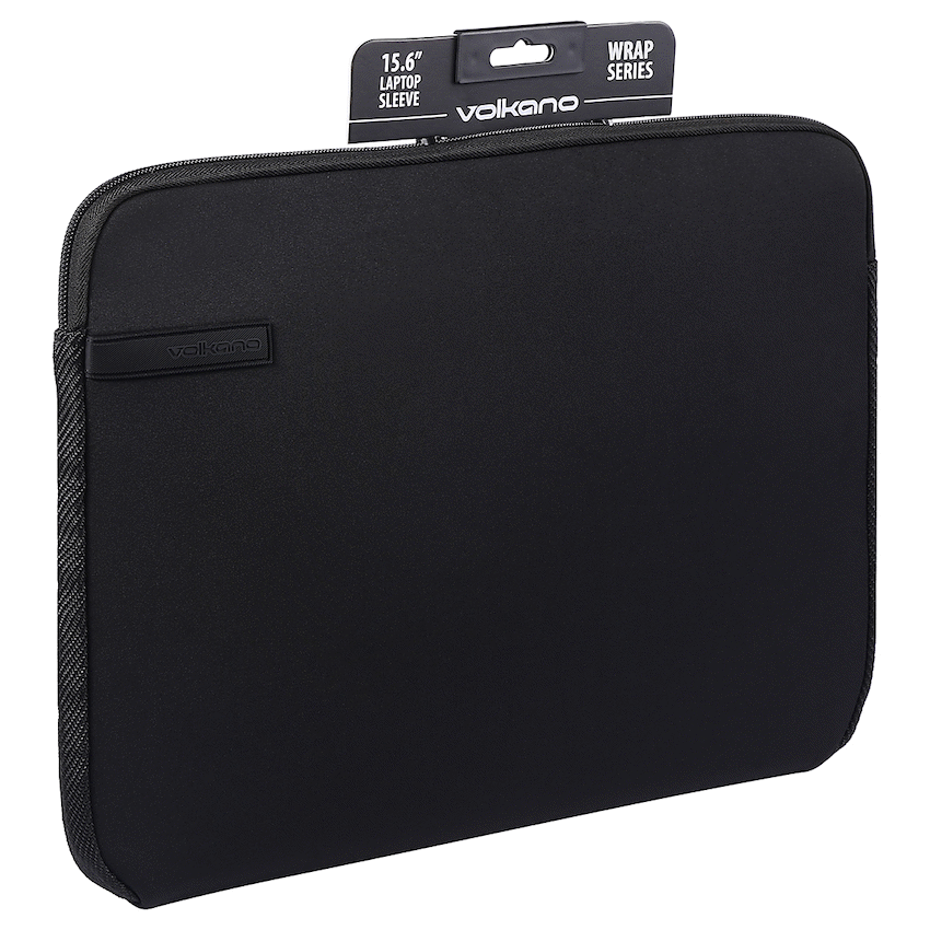Volkano Wrap Series Laptop Sleeve 15.6" - Black
