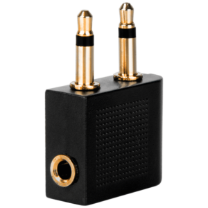 Volkano Aero Series Aux Stereo Adapter - Black