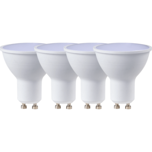 Switched 3w GU10 Rechargeable LED Light Bulb - WW- 4 Pack