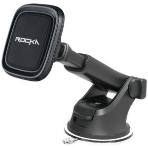 Rocka Journey Series Magnetic Car Phone Holder with Extension Arm - Black