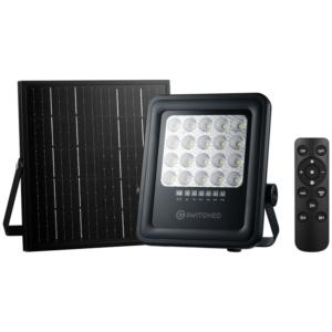 Switched Urban Pro Series - 50w Solar Floodlight with Remote