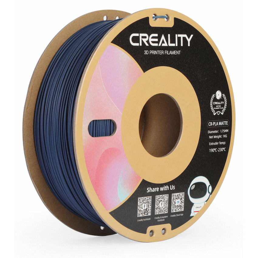 Creality CR-PLA Filament - Matte Navy Blue (1kg)