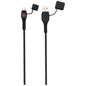 Rugged by Volkano Waterproof and Dustproof USB to Micro-USB Cable - 1.2m