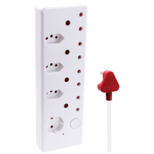 Switched Medium Surge 8-Way Multiplug 0.5m