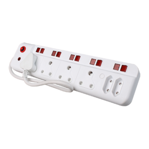 Ellies 6 Way Multiplug With Illuminated Switches