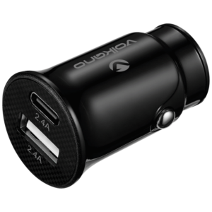 Volkano On the Go USB Plus Type-C Car Charger