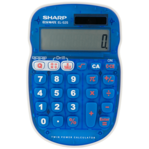 Sharp EL-S25 Calculator - Blue - Blister