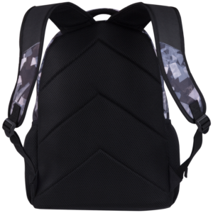 Volkano Champ Shattered Geo Backpack 22L - Black