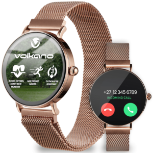 Volkano Valencia Series Ladies Smart Watch - Rose Gold