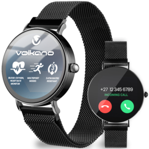 Volkano Valencia Series Ladies Smart Watch - Black